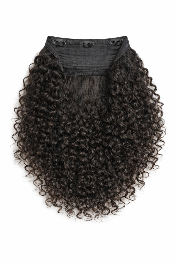 Spanish Curly Invisible Half Wig