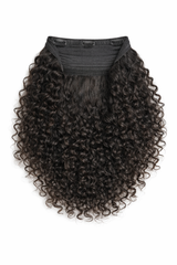 Spanish Curly Invisible Half Wig